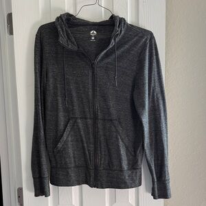 American Giant Men's Charcoal Gray Zip-Up Hoodie